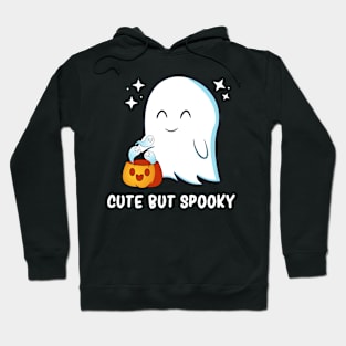 Cute But Spooky Kawaii Ghost Funny Halloween Humor Hoodie